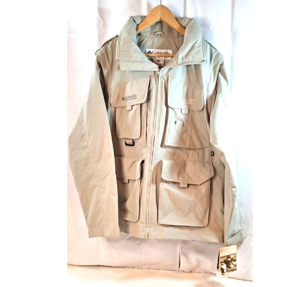 Columbia Sportswear Company Mens Multi-Pocket Jacket Southwest Airlines NWT Sz M